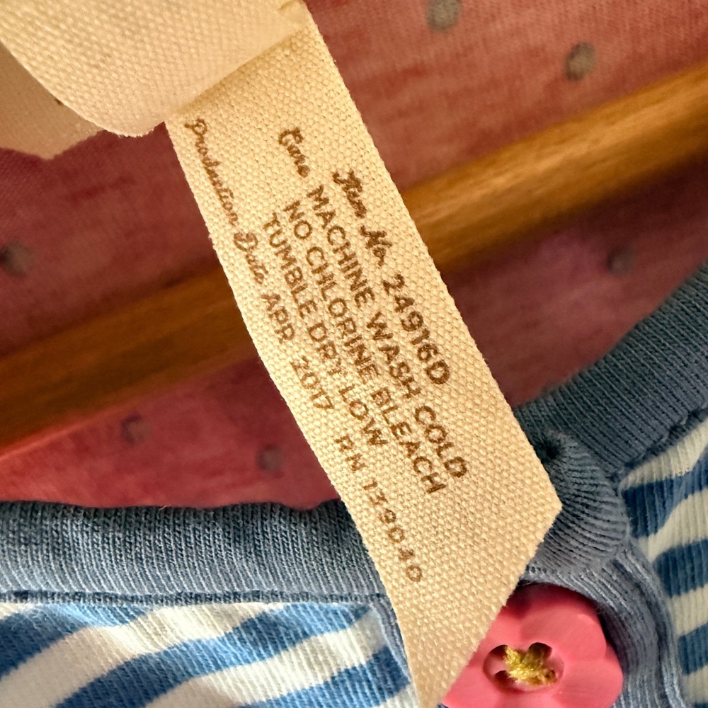Matilda Jane Little Sweetie Dress 18-24M Pink Blue Mixed Print Ruffle Tea Party - Picture 6 of 6